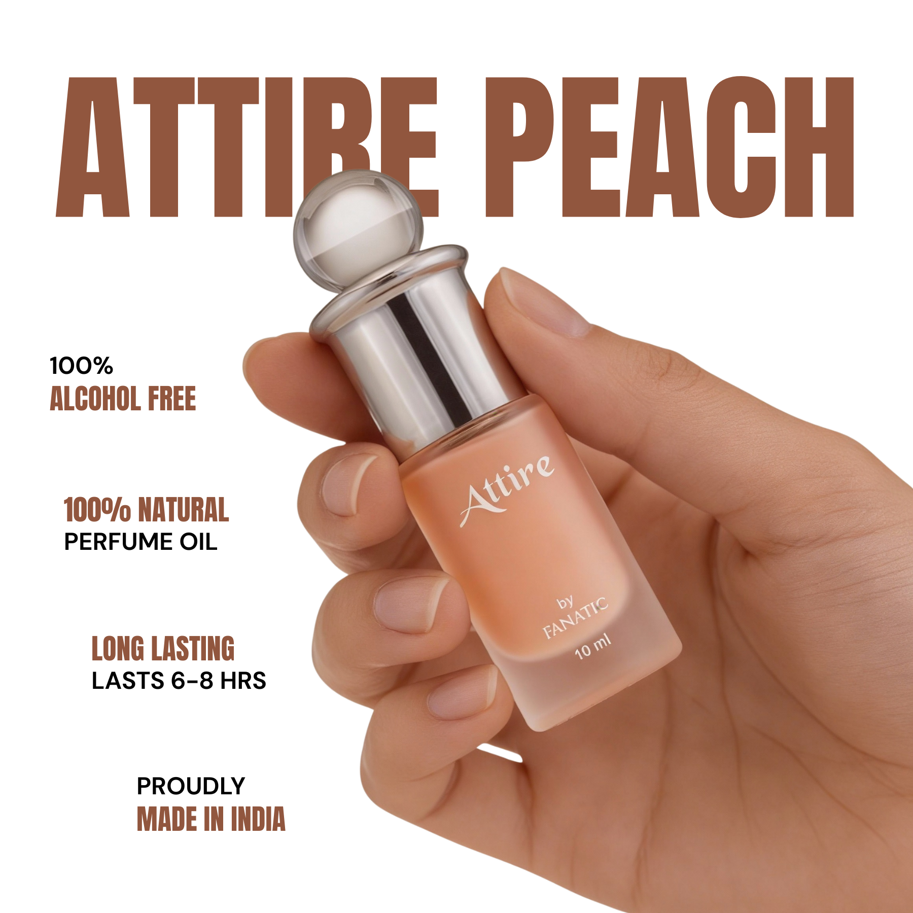 ATTIRE PEACH ROLL ON PERFUME