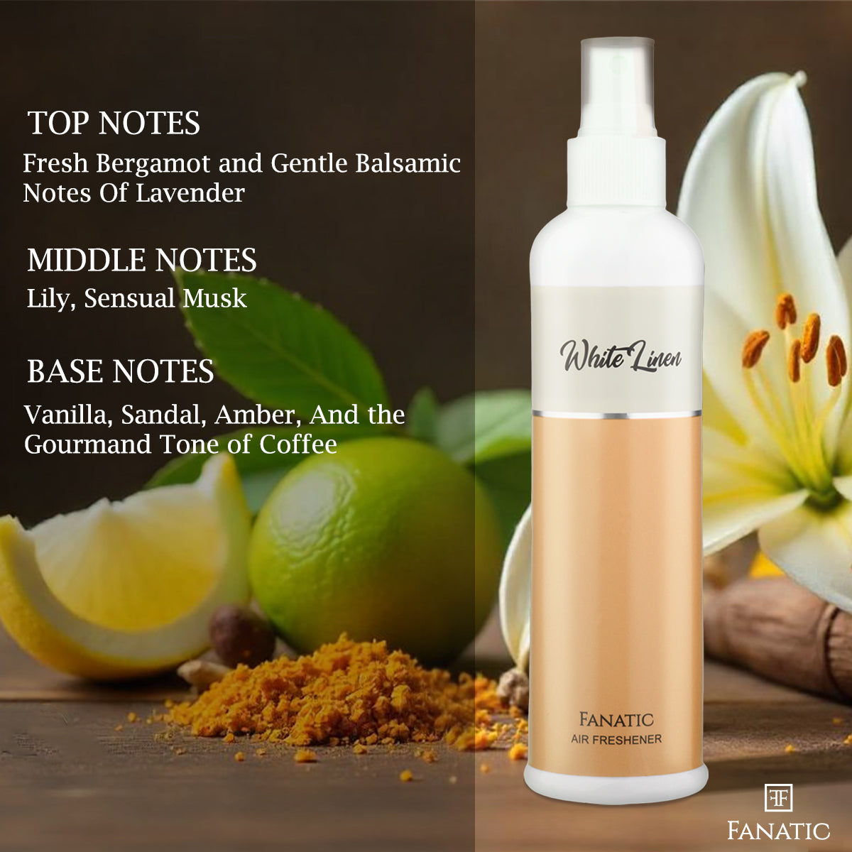 FANATIC WHITE LINEN DEO
