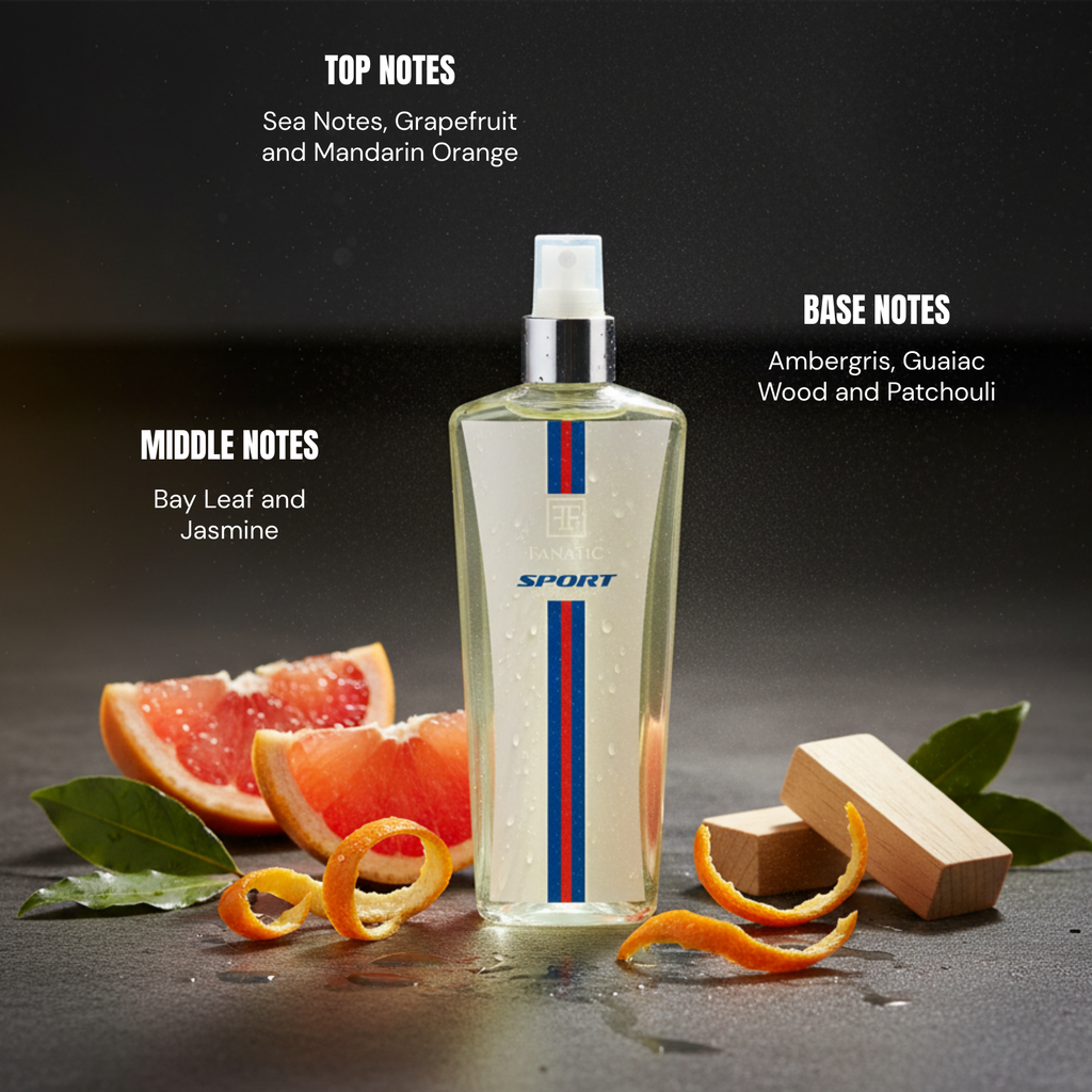 FANATIC SPORT BODY MIST FOR MEN (250 ml)