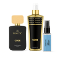 COMBO Code Perfume + Code Body Mist + Attire Blue Miniature