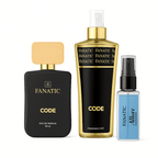 COMBO Code Perfume + Code Body Mist + Attire Blue Miniature