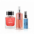 COMBO Attire Peach Perfume + Sweet Candy Bodymist + Attire Blue 8Ml