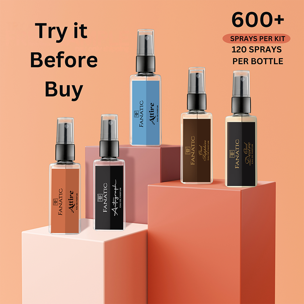 Perfume Trial Pack of 5 x 8 Ml Perfume