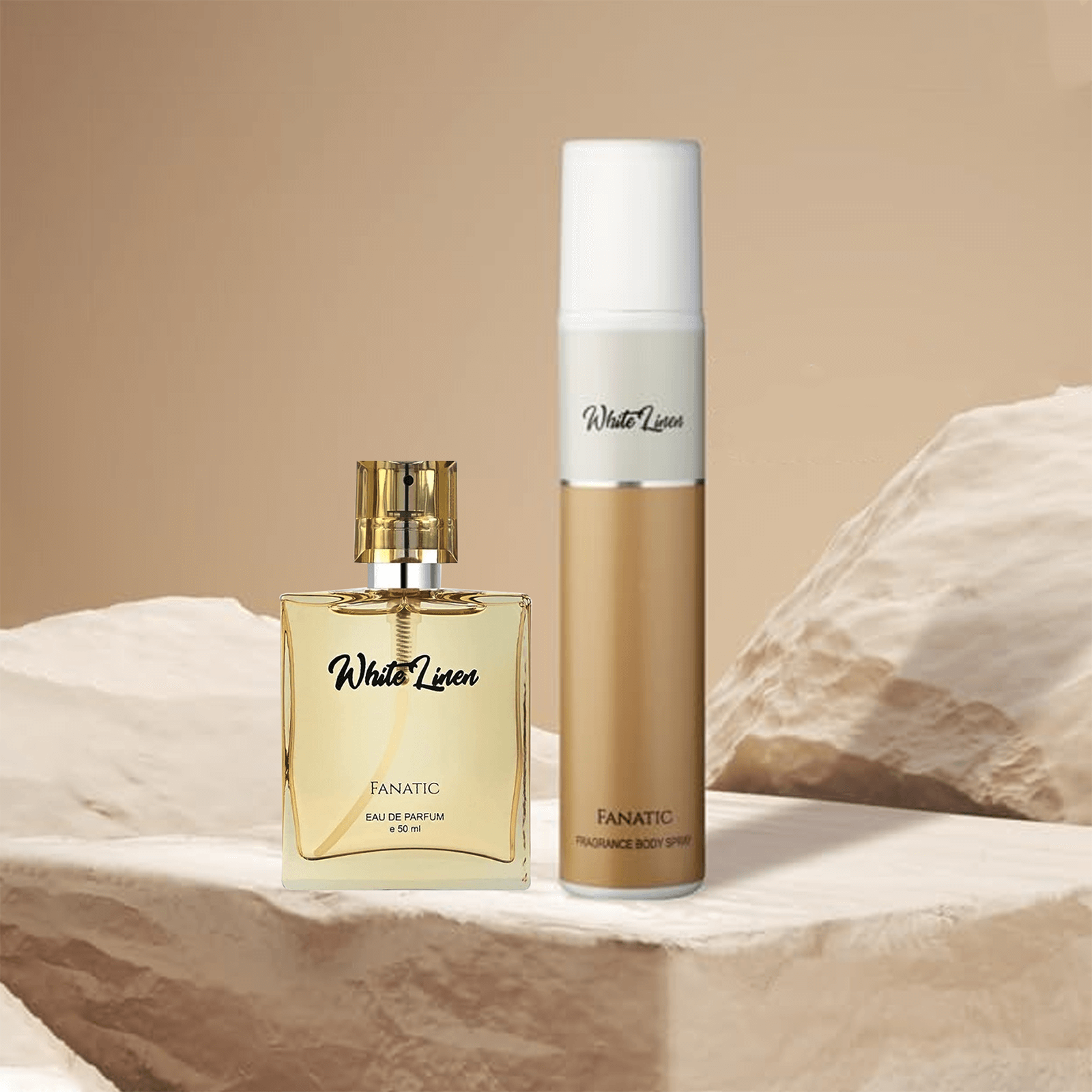 Fanatic White Linen Perfume & Body Mist Combo