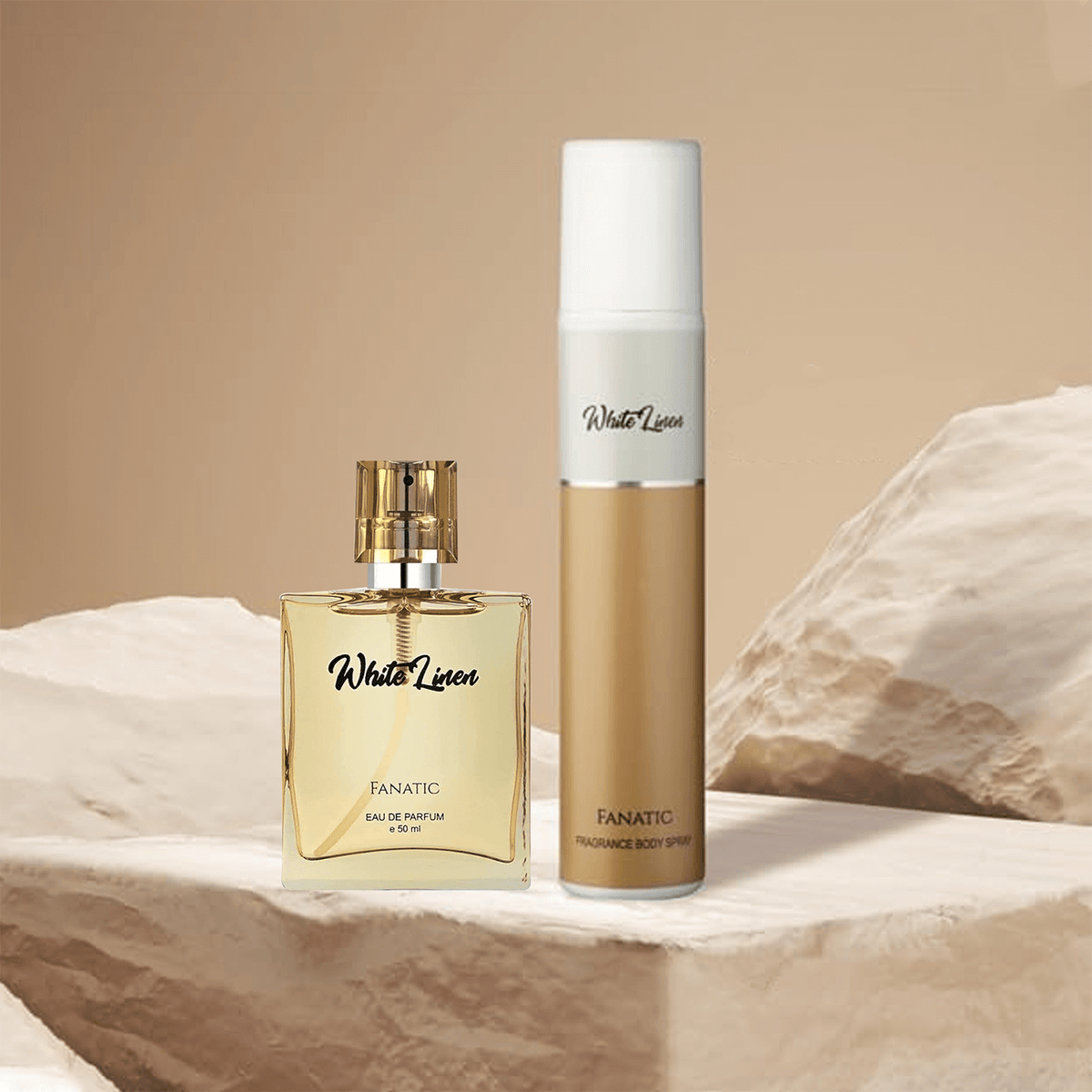 Fanatic White Linen Perfume & Body Mist Combo